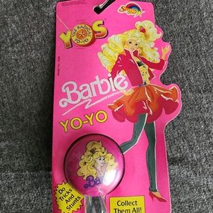 Lot of 3 vintage barbie! Yoyo, cologne and tissues